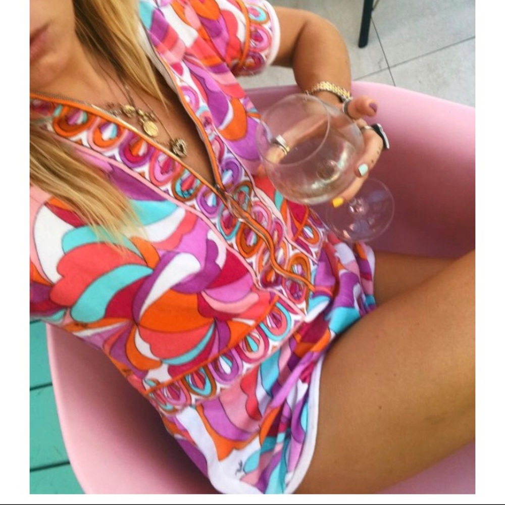 Emilio Pucci Zip Romper. Size 6